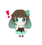 チョコミントのようせい（個別スタンプ：14）