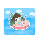 チョコミントのようせい（個別スタンプ：16）