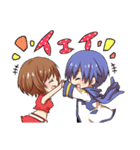 KAITOとMEIKOのなかよしスタンプ（個別スタンプ：18）