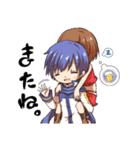 KAITOとMEIKOのなかよしスタンプ（個別スタンプ：19）