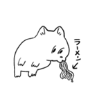 変なネコチャンスタンプ（個別スタンプ：4）