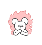 面倒な白リス（個別スタンプ：3）