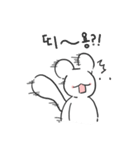 面倒な白リス（個別スタンプ：19）