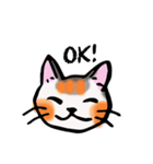 日常で使える三毛猫（個別スタンプ：25）