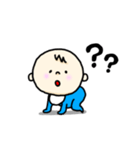 行動がいちいちかわいい赤ちゃんのスタンプ（個別スタンプ：2）