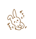 大人カワイイ★甘えんぼうさぎ★（個別スタンプ：1）