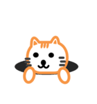 おれんじ猫スタンプ（個別スタンプ：7）