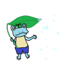 トランクスをはいたカエル～ぷち～ ver1.2（個別スタンプ：4）