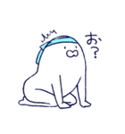 水色担当あざらしさん（個別スタンプ：2）