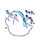 水色担当あざらしさん（個別スタンプ：12）