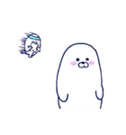 水色担当あざらしさん（個別スタンプ：27）