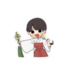 巫子スタンプ（個別スタンプ：3）