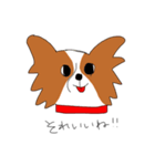 ゆるいワンコたち（個別スタンプ：1）