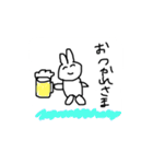 かわいいうさぎ(？)(完全版)（個別スタンプ：3）