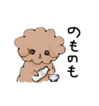 トイプードルのまりーちゃん（個別スタンプ：18）