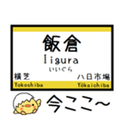 総武本線(千葉-銚子) 気軽に今この駅だよ！（個別スタンプ：14）