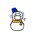 雪だるまくん★いろんな表情＆冬のあいさつ（個別スタンプ：23）