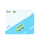 バス運転手、ドライバー向け動くスタンプ3（個別スタンプ：15）
