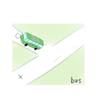 バス運転手、ドライバー向け動くスタンプ3（個別スタンプ：23）