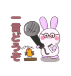 花しっぽうさぎその2（個別スタンプ：5）