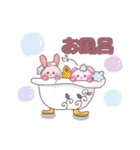 花しっぽうさぎその2（個別スタンプ：19）