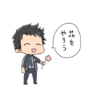 教師男子スタンプ（個別スタンプ：27）