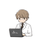 教師男子スタンプ（個別スタンプ：32）