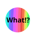 レインボーが好きです。～English～（個別スタンプ：31）