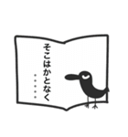 カラス de  ことわざ and  more...（個別スタンプ：3）