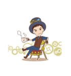 ふたりのスチームパンク（個別スタンプ：9）