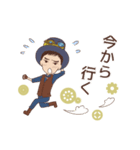 ふたりのスチームパンク（個別スタンプ：12）