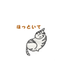 冷たい猫の言葉（個別スタンプ：4）