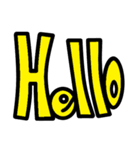 デカ文字の英語（個別スタンプ：12）