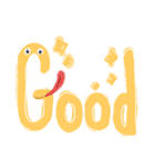 でか文字手書きスタンプ（個別スタンプ：2）