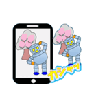 ロボットスタンプ プレゼン・表計算ソフト（個別スタンプ：21）