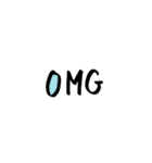 手書きの英語フレーズ（個別スタンプ：28）