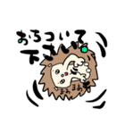 ハリネズミ    ✩⃛꒰⁎-◡-⁎ ॢ꒱（個別スタンプ：23）