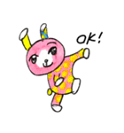 ウサちゃんのGO！GO！スタンプ（個別スタンプ：1）