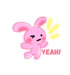簡単な英単語うさちゃん（個別スタンプ：1）