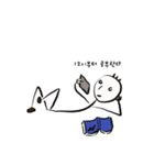 目、鼻、口（個別スタンプ：12）