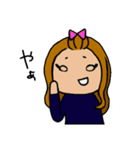 ゆるっとカナちゃん。と、友だち（個別スタンプ：1）