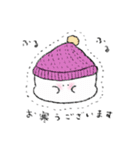 おもち仲間 冬（個別スタンプ：12）