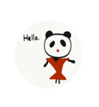 上野パンダレディ（個別スタンプ：1）