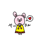 キュートな動物たちの冬スタンプ（個別スタンプ：3）