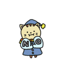 キュートな動物たちの冬スタンプ（個別スタンプ：7）