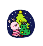 キュートな動物たちの冬スタンプ（個別スタンプ：32）