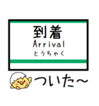 常磐緩行線(綾瀬-取手) 気軽に今この駅！（個別スタンプ：22）