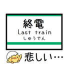 常磐緩行線(綾瀬-取手) 気軽に今この駅！（個別スタンプ：30）