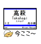 常磐線(水戸-木戸) 気軽に今この駅だよ！（個別スタンプ：10）