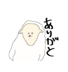 ねむれないひつじさん。（個別スタンプ：1）